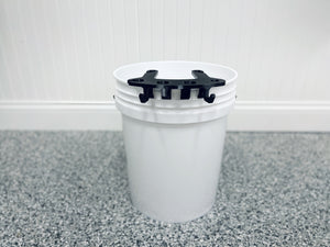 BucketCaddy - Wheel, Tire, & Detailing Brush Organizer for 5-gallon and 6-gallon Car Wash Buckets Stubby Nozzle Co.