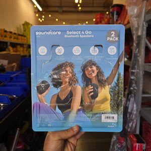 Soundcore Select 4 Go Bluetooth Speaker by Anker, 2-pack Bundle Value Tools Co