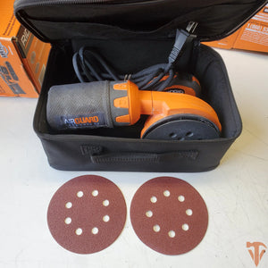 RIDGID 3 Amp Corded 5 in. Random Orbital Sander with AIRGUARD Technology – Open Box, Barely Used ridgid