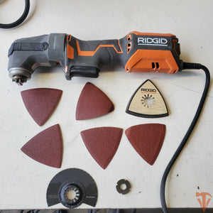 RIDGID 4 Amp Corded Oscillating Multi Tool (Tool-Only) – Open Box, Barely Used ridgid