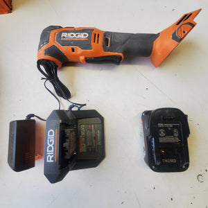 RIDGID 18V Cordless Oscillating Multi-Tool Kit with Battery & Charger – Versatile Precision Power (Open Box) ridgid