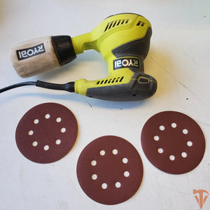 RYOBI 2.6 Amp Corded 5 in. Random Orbital Sander – Open Box, Barely Used ryobi