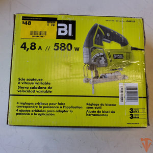 RYOBI 4.8 Amp Variable Speed Orbital Jig Saw – Smooth Curves & Precision Cuts (Open Box) RYOBI