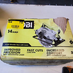 RYOBI Corded 14 Amp 7-1/4 in. Circular Saw with Laser Accuracy – Open Box ryobi