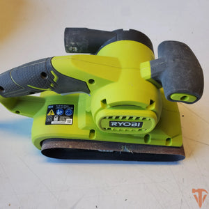 RYOBI 6 Amp Corded 3 in. x 18 in. Portable Belt Sander – Open Box, Barely Used RYOBI