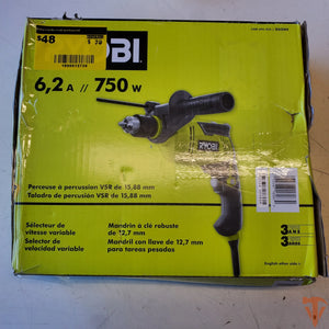 RYOBI 6.2 Amp Corded Hammer Drill 5/8 in. Variable Speed – Open Box Power Tool RYOBI
