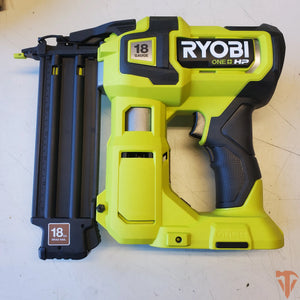 RYOBI ONE+ HP 18V Brushless AirStrike 18-Gauge Brad Nailer – Pro Finish Power (Tool Only, Open Box) RYOBI