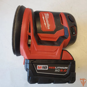 Milwaukee M18 18V Lithium-Ion Cordless 5 in. Random Orbit Sander (Tool-Only) – Open Box, Barely Used Milwaukee