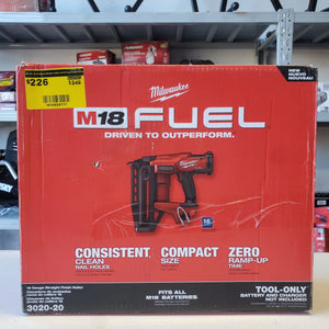 Milwaukee M18 FUEL 16-Gauge Straight Finish Nailer Tool Only Milwaukee