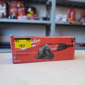 Milwaukee 7 amp angle grinder for cutting grinding and polishing open box
