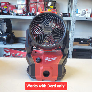 Milwaukee M18 Brushless Cordless PACKOUT Jobsite Fan – Portable Jobsite Cooling (Tool Only, Open Box) Milwaukee