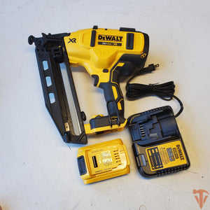 DeWalt DCN650D1 cordless finish nailer 20V MAX XR 15 gauge nail gun kit
