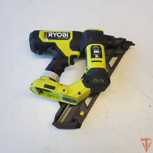 RYOBI ONE+ HP 18V Brushless 15-Gauge 34° Angled Finish Nailer – Pro Finish Power (Tool Only, Open Box) RYOBI