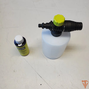 RYOBI EZClean Foam Blaster for Power Cleaners up to 600 PSI – Thick Foam Coverage (Open Box) RYOBI