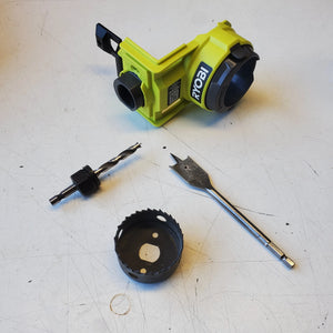 RYOBI Wood Door Lock Installation Kit with Hole Saw & Drill Bits – Open Box RYOBI