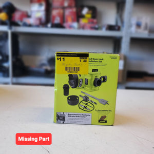 RYOBI Wood Door Lock Installation Kit with Hole Saw & Drill Bits – Open Box RYOBI