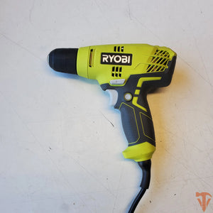 RYOBI 5.5 Amp Corded 3/8 in. Variable Speed Compact Drill/Driver with Bag – Open Box, Barely Used RYOBI