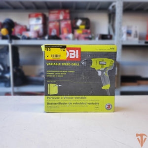 RYOBI 5.5 Amp Corded 3/8 in. Variable Speed Compact Drill/Driver with Bag – Open Box, Barely Used RYOBI