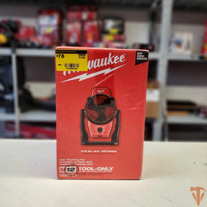 Milwaukee M12 12V Cordless Jobsite Fan – Tool Only – Open Box Milwaukee
