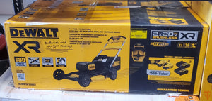 DEWALT 2x20V MAX 21 in. Cordless Self-Propelled Lawn Mower Open Box DEWALT