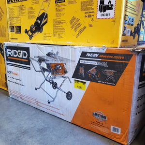 RIDGID 15 Amp 10 in. Portable Corded Pro Jobsite Table Saw with Stand – Open Box | SKU 1004372760 ridgid