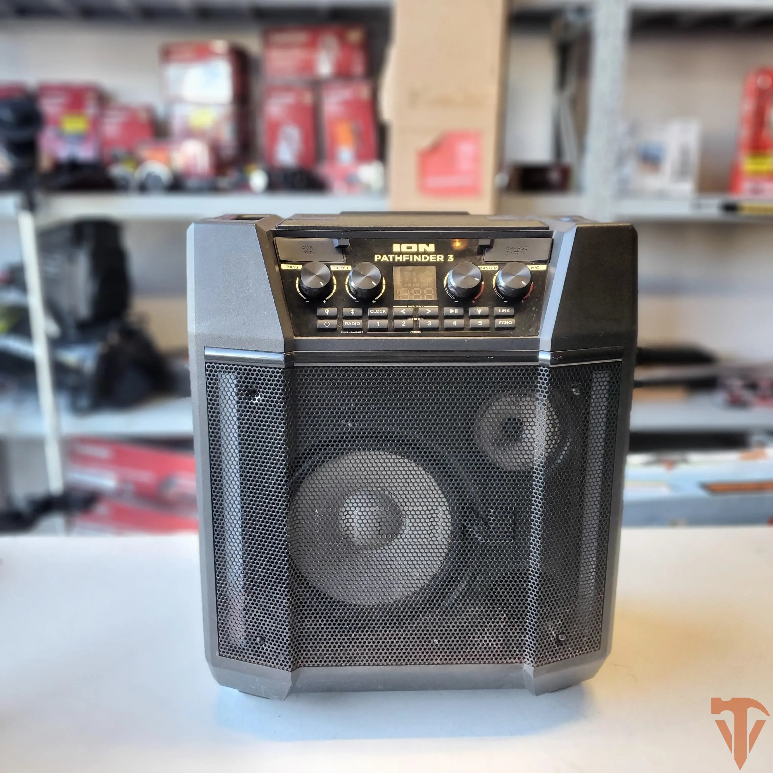 ION Pathfinder 3 Bluetooth Portable Speaker with Wireless Qi Charging ION Audio