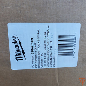 Milwaukee M18 FUEL 18V Lithium-Ion Cordless Track Saw Rail, 106 in. – Open Box | SKU 321087795 Milwaukee