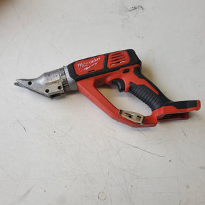 Milwaukee M18 sheet metal cutting shear with 360-degree swivel head