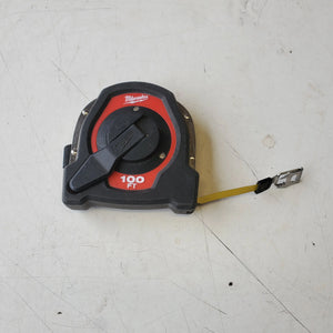 Milwaukee 100 ft Closed Reel Long Tape Measure – Open Box | SKU 1002246008 Milwaukee