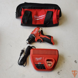 Milwaukee M12 12V Lithium-Ion Brushless Subcompact Drill Driver Kit – Open Box | SKU 1013581480 Milwaukee