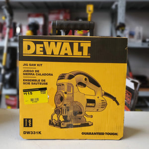 DeWalt DW331K 6.5 amp top handle jig saw kit corded