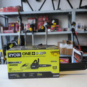 RYOBI ONE+ HP 18V Brushless Whisper Series 12 in. Cordless Chainsaw (Tool Only) – Open Box | SKU 1007261108 RYOBI