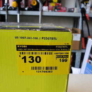 RYOBI ONE+ HP 18V Brushless Whisper Series 12 in. Cordless Chainsaw (Tool Only) – Open Box | SKU 1007261108 RYOBI