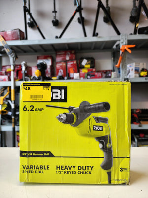 RYOBI 6.2 Amp Corded 5/8 in. Variable Speed Hammer Drill Open Box RYOBI
