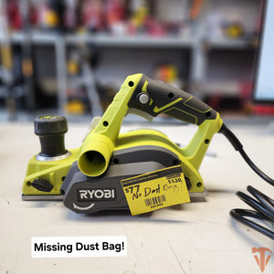 RYOBI 6 Amp Corded 3-1/4 in. Hand Planer with Dust Bag Open Box RYOBI