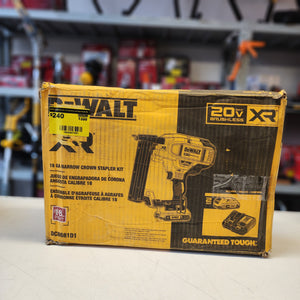 DeWalt DCN681D1 cordless stapler for cabinetry and trim work