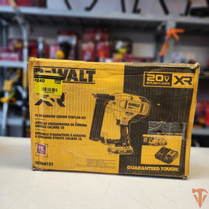 DeWalt DCN681D1 cordless stapler for cabinetry and trim work