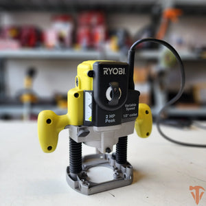 RYOBI 2 HP Corded Plunge Router 10 Amp for Woodworking Applications RYOBI