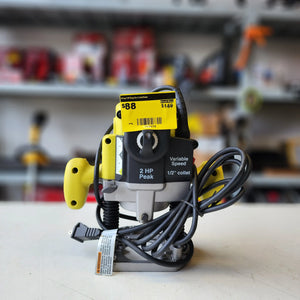 RYOBI 2 HP Corded Plunge Router 10 Amp for Woodworking Applications RYOBI