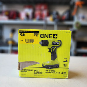 RYOBI ONE+ 18V Cordless 3/8 in. Drill/Driver Kit with 1.5 Ah Battery and 3-1/2 in. Diamond Grit Impact Drive Bits (3-Piece) RYOBI