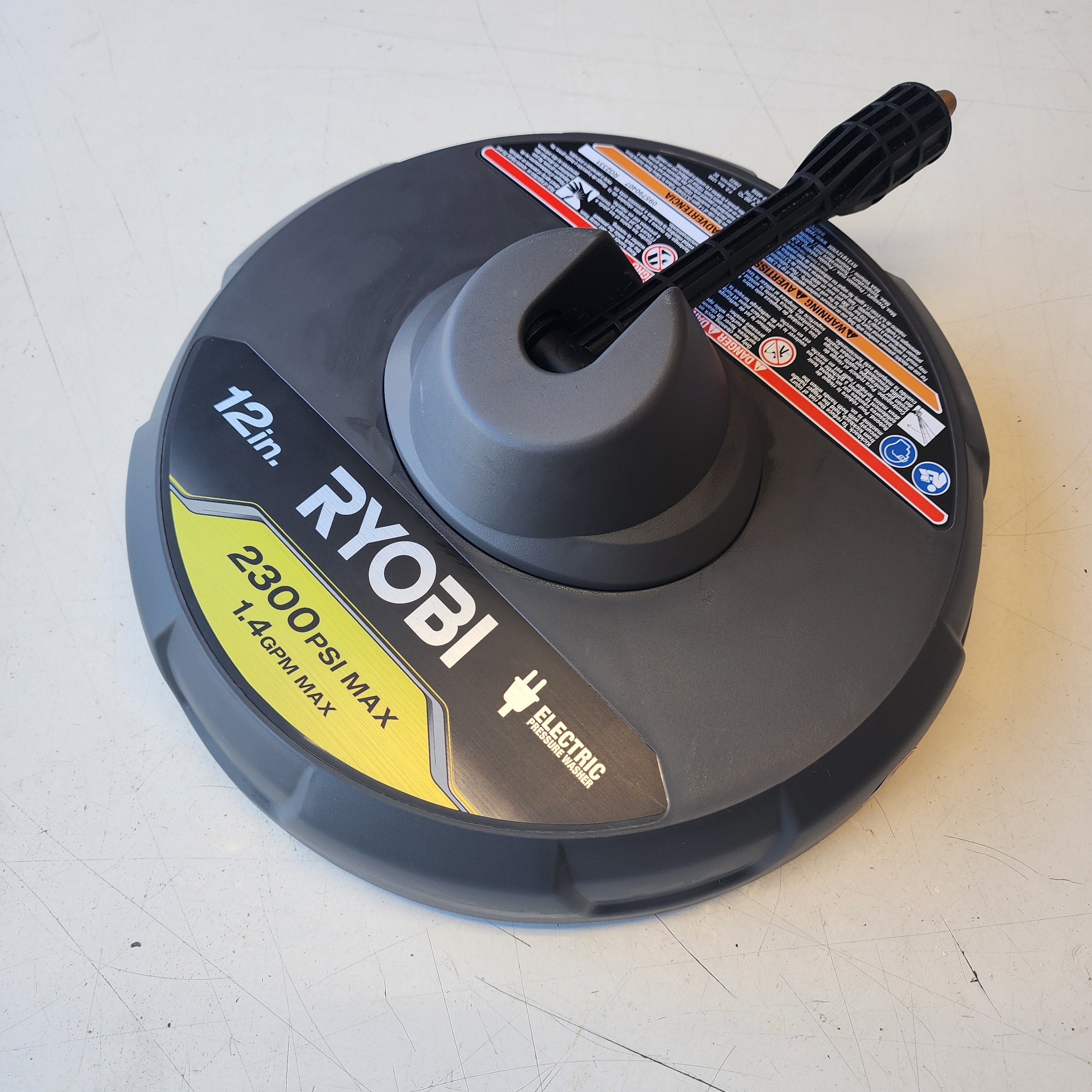 RYOBI 12 in. 2,300 PSI Electric Pressure Washers Surface Cleaner