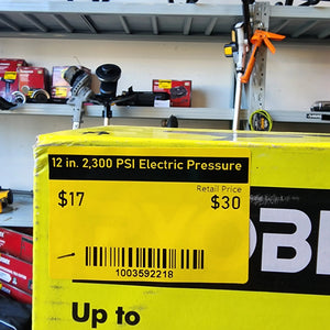 RYOBI 12 in. 2,300 PSI Electric Pressure Washers S #condition_open-box