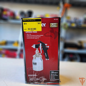 Husky siphon feed paint sprayer pneumatic spray gun tool
