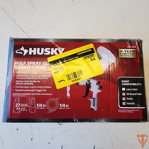Husky Gravity Feed HVLP Spray Gun Husky