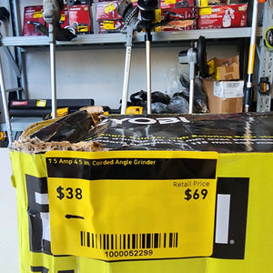 RYOBI 7.5 Amp 4.5 in. Corded Angle Grinder RYOBI