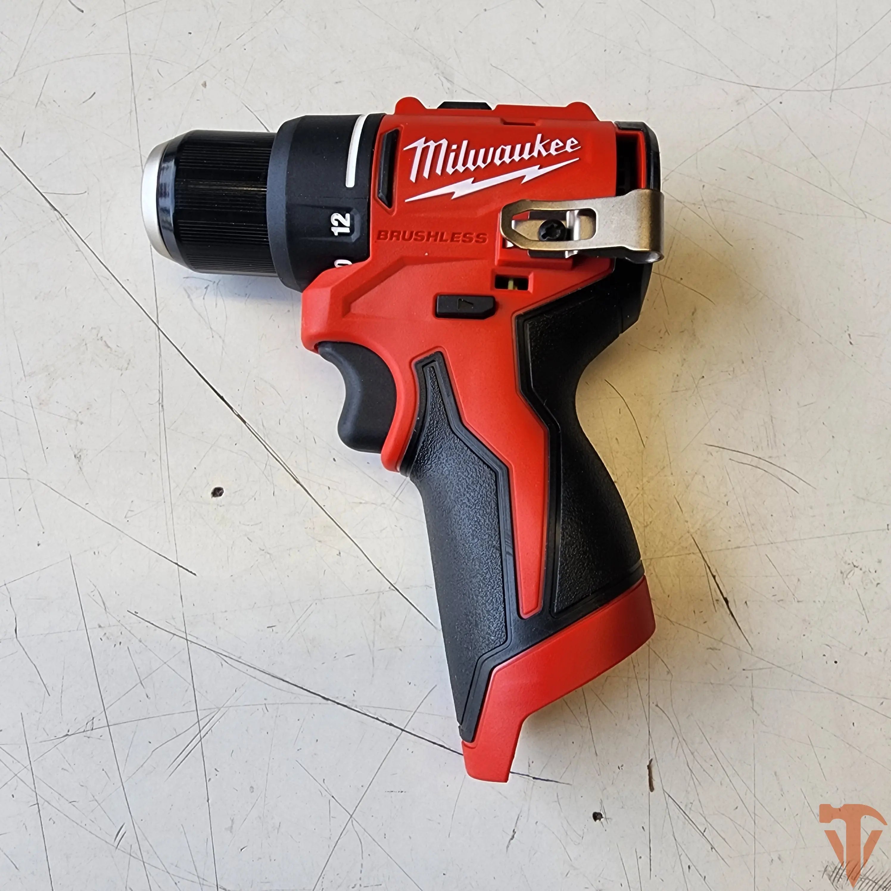 Milwaukee M12 12V Lithium-Ion Subcompact Brushless Cordless 3/8 in. Drill Driver (Tool-Only) Milwaukee