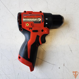 Milwaukee M12 12V Lithium-Ion Subcompact Brushless Cordless 3/8 in. Drill Driver (Tool-Only) Milwaukee