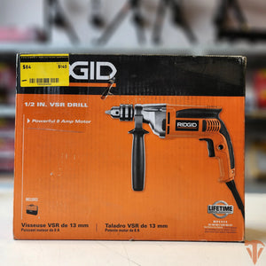 RIDGID 8 Amp Corded 1/2 in. Heavy-Duty Variable Speed Reversible Drill ridgid