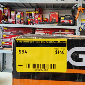 RIDGID 8 Amp Corded 1/2 in. Heavy-Duty Variable Speed Reversible Drill ridgid