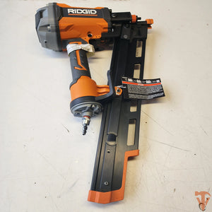 RIDGID Pneumatic 21-Degree 3-1/2 in. Round Head Framing Nailer ridgid
